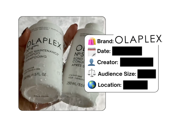 Spotted: Olaplex in a new paid collab