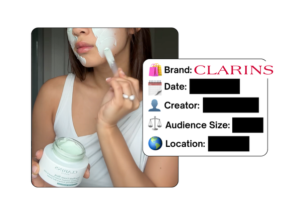 Spotted: Clarins in a new paid collab