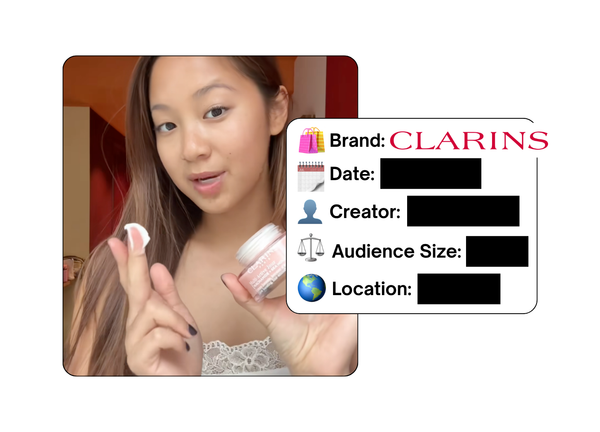 Spotted: Clarins in a new paid collab