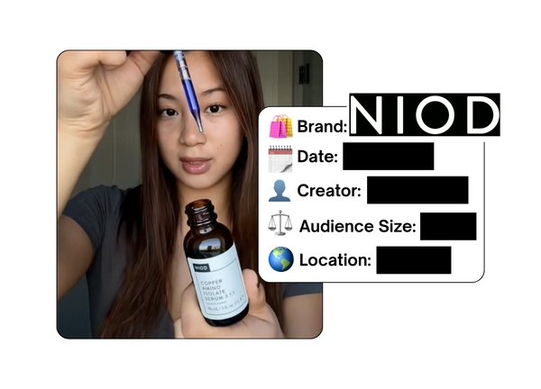 Spotted: NIOD in a new paid collab