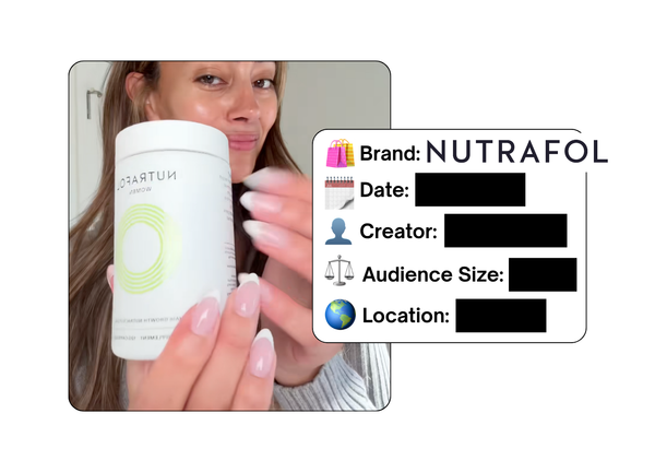Spotted: Nutrafol in a new paid collab