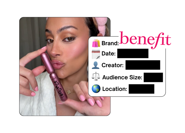 Spotted: Benefit Cosmetics in a new paid collab
