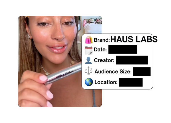 Spotted: Haus Labs in a new paid collab