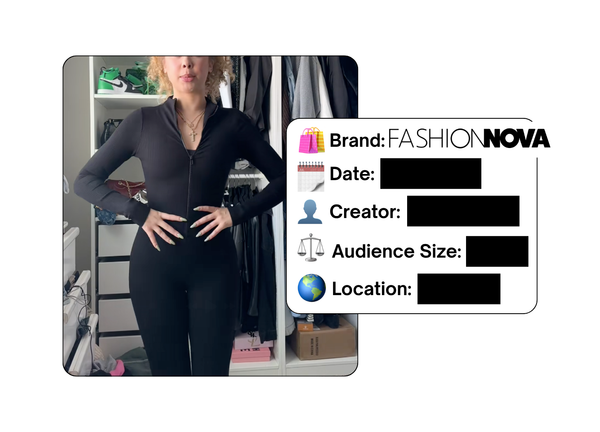 Spotted: Fashion Nova in a new paid collab