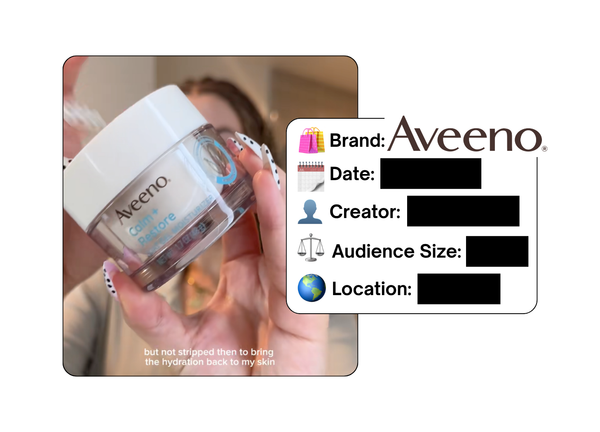 Spotted: Aveeno in a new paid collab