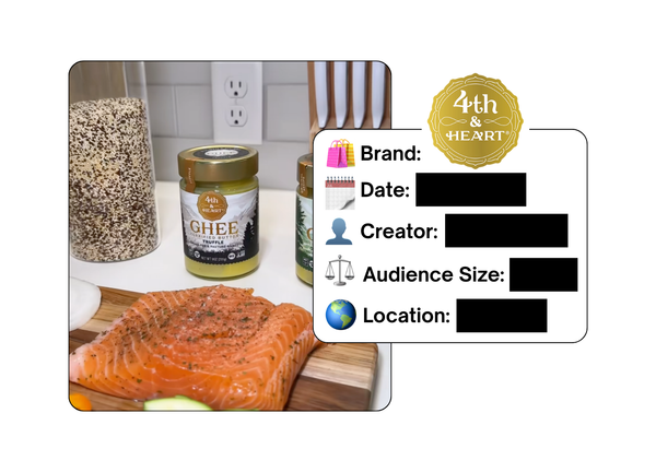 Spotted: 4th & Heart in a new paid collab