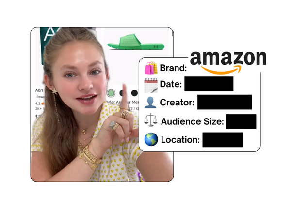Spotted: Amazon in a new paid collab