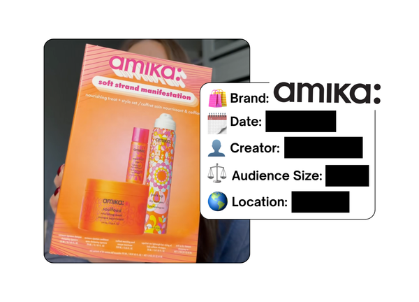 Spotted: Amika in a new paid collab