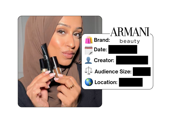 Spotted: Armani Beauty in a new paid collab