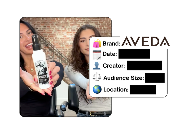 Spotted: Aveda in a new paid collab