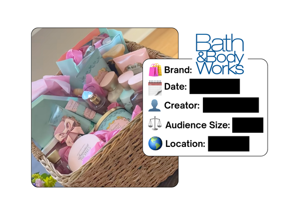 Spotted: Bath & Body Works in a new paid collab
