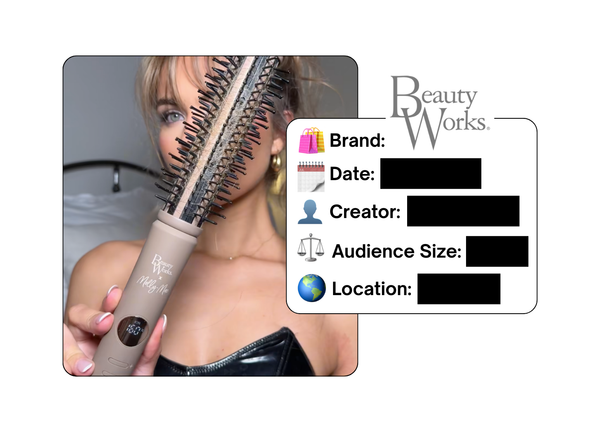 Spotted: Beauty Works in a new paid collab