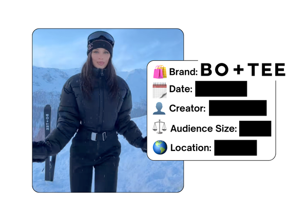 Spotted: Bo+Tee in a new paid collab