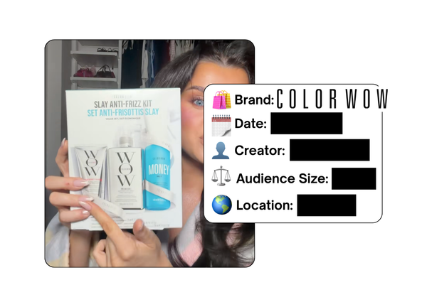 Spotted: Color Wow in a new paid collab