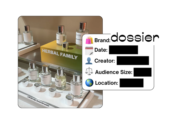 Spotted: Dossier in a new paid collab