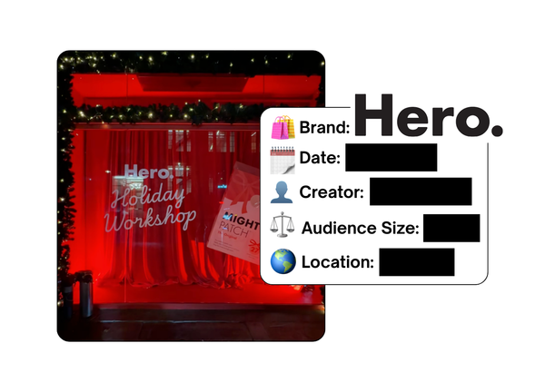 Spotted: Hero Cosmetics in a new paid collab