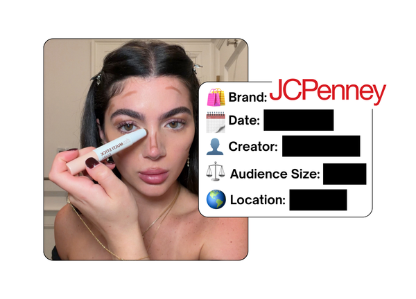 Spotted: JCPenney in a new paid collab