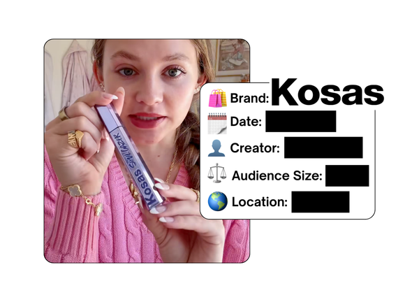 Spotted: Kosas in a new paid collab