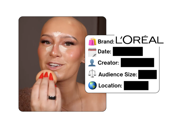 Spotted: L’Oreal in a new paid collab