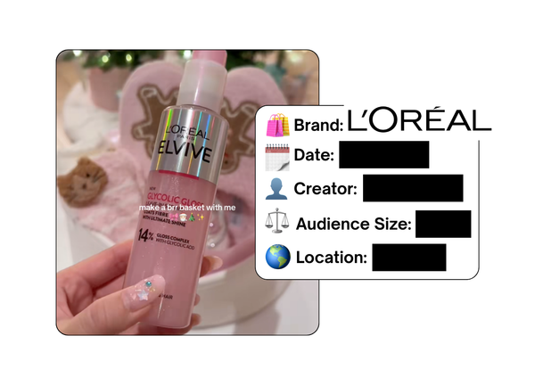 Spotted: L’Oreal in a new paid collab