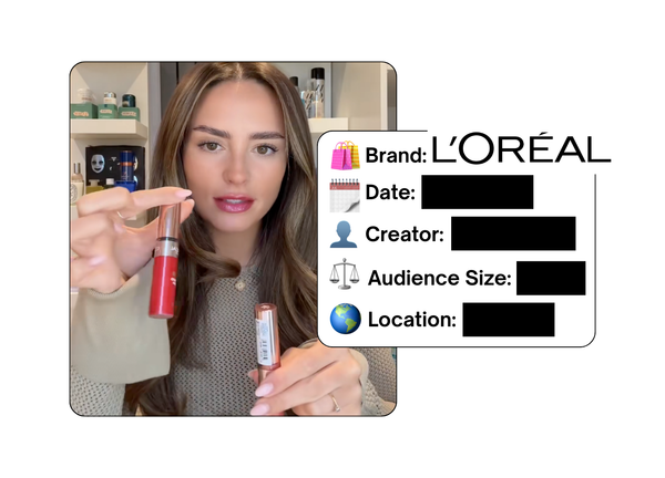 Spotted: L’Oreal in a new paid collab