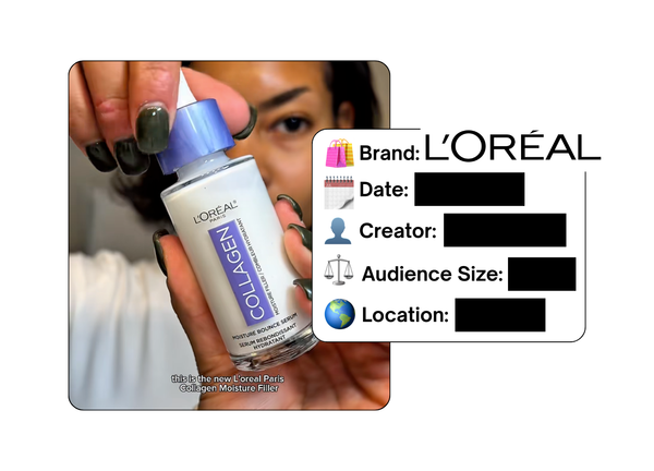 Spotted: L’Oreal in a new paid collab