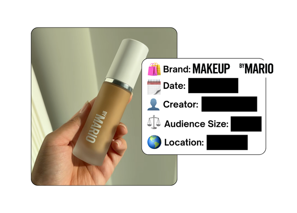 Spotted: Makeup by Mario in a new paid collab