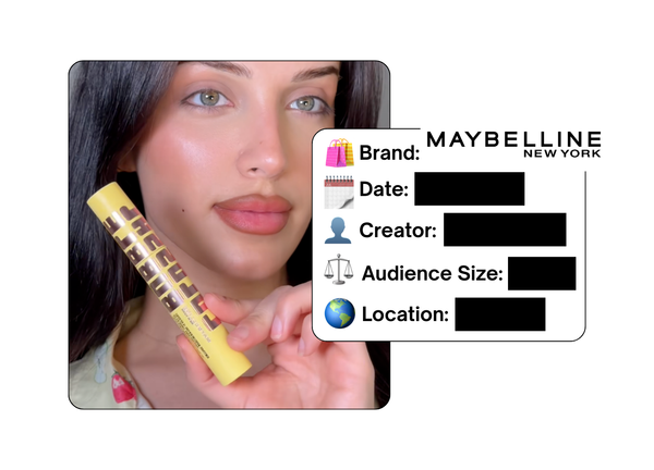 Spotted: Maybelline in a new paid collab
