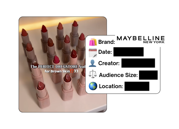 Spotted: Maybelline in a new paid collab