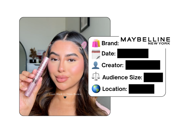 Spotted: Maybelline in a new paid collab