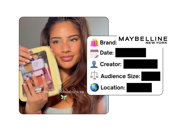 Spotted: Maybelline in a new paid collab