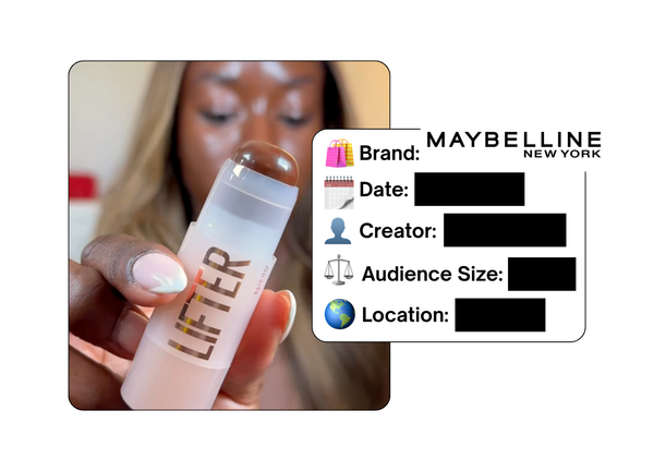 Spotted: Maybelline in a new paid collab