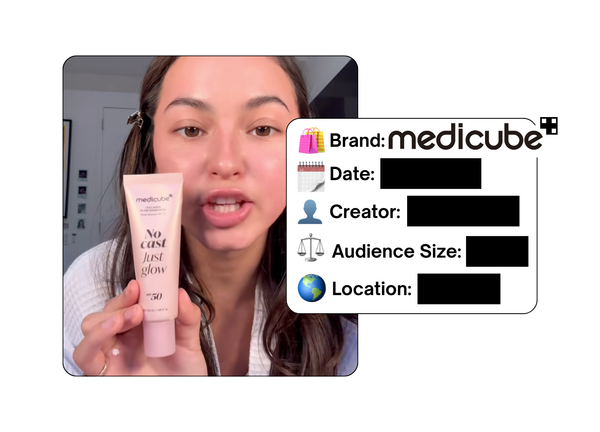 Spotted: Medicube in a new paid collab