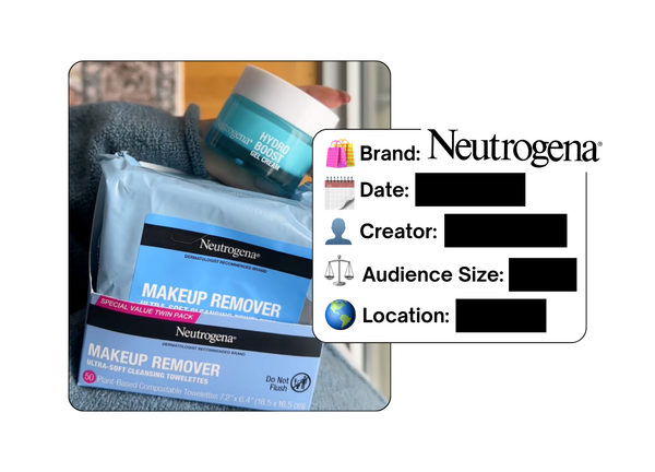 Spotted: Neutrogena in a new paid collab