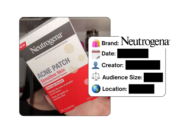 Spotted: Neutrogena in a new paid collab