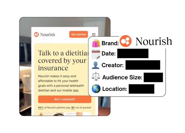 Spotted: Nourish in a new paid collab