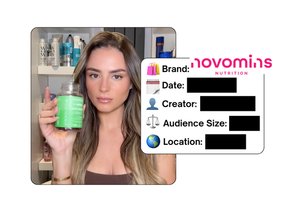 Spotted: Novamins in a new paid collab