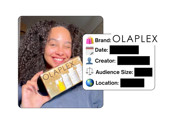 Spotted: Olaplex in a new paid collab