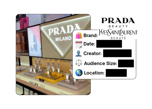 Spotted: Prada Beauty x YSL Beauty in a new paid collab