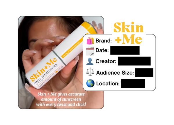 Spotted: Skin + Me in a new paid collab