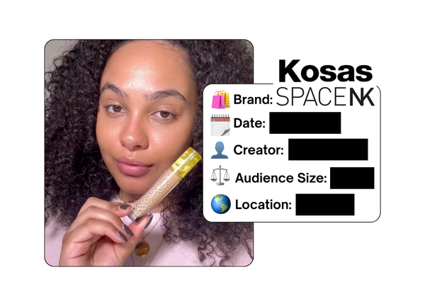 Spotted: Kosas x Space NK in a new paid collab