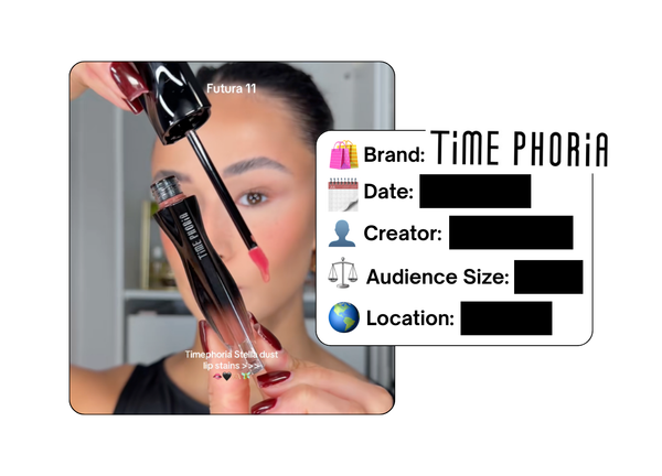 Spotted: Time Phoria in a new paid collab