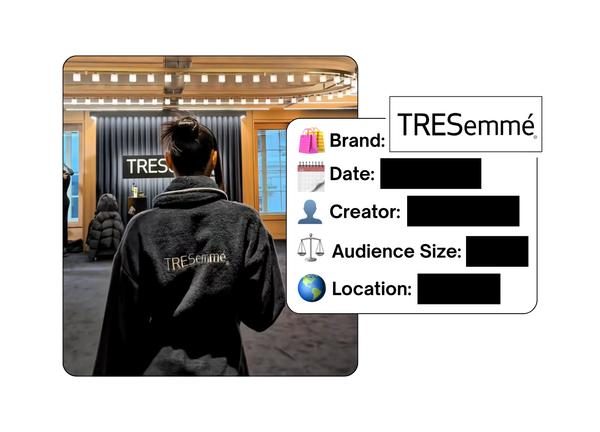 Spotted: TRESemmé in a new paid collab