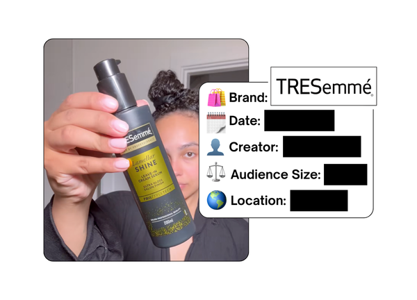 Spotted: TRESemmé in a new paid collab