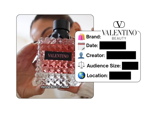 Spotted: Valentino Beauty in a new paid collab