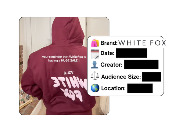 Spotted: White Fox Boutique in a new paid collab