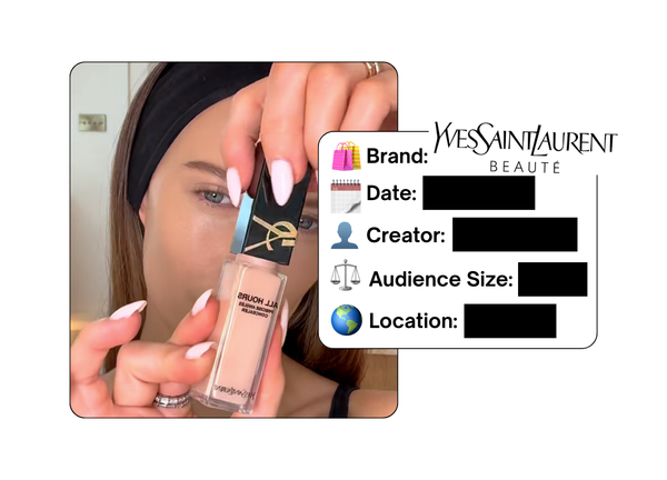 Spotted: YSL Beauty in a new paid collab