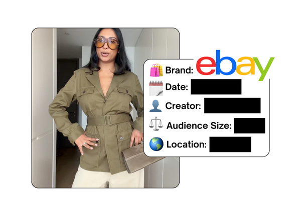 Spotted: eBay in a new paid collab