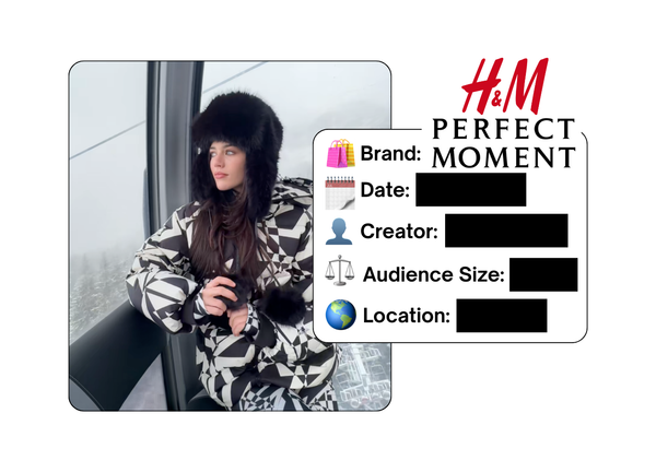 Spotted: H&M x Perfect Moment in a new paid collab