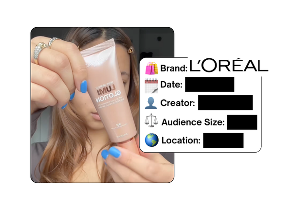 Spotted: L’Oreal in a new paid collab